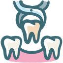 Tooth being placed between two healthy teeth